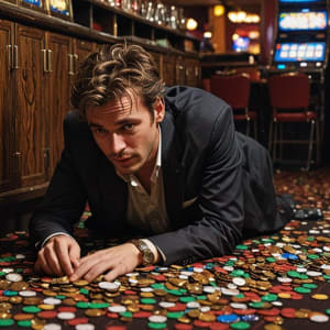 Pijany napad w kasynie: Mężczyzna drzemie w szafie po włamaniu